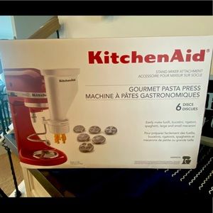 KitchenAid stand mixer gourmet pasta press